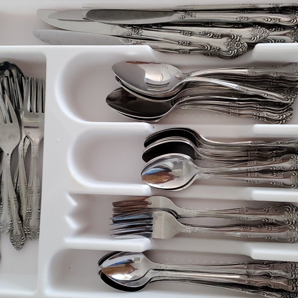 Vintage Regency Silver Service for 10 Cutterly